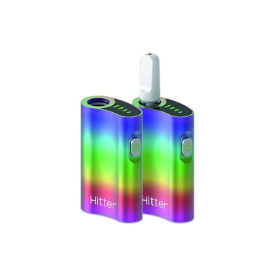एडजस्टेबल वोल्टेज सीबीडी वेप बैटरी मेटल कर्व्ड चैंबर प्रीहीट 550mah 4.2V