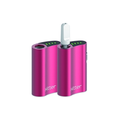 510 कार्ट्रिज के लिए पोर्टेबल मेटल कर्व्ड चैंबर प्रीहीट Vape बैटरी कस्टम