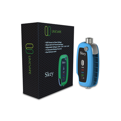 4 वोल्टेज एडजस्टेबल 510 थ्रेड बैटरी 500mah 3.2V 3.6V कैनबिस ऑयल