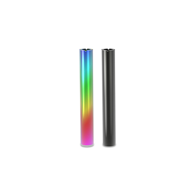 रेनबो स्लिम बटनलेस प्रीहीट Vape बैटरी 350mah माइक्रो USB चार्ज